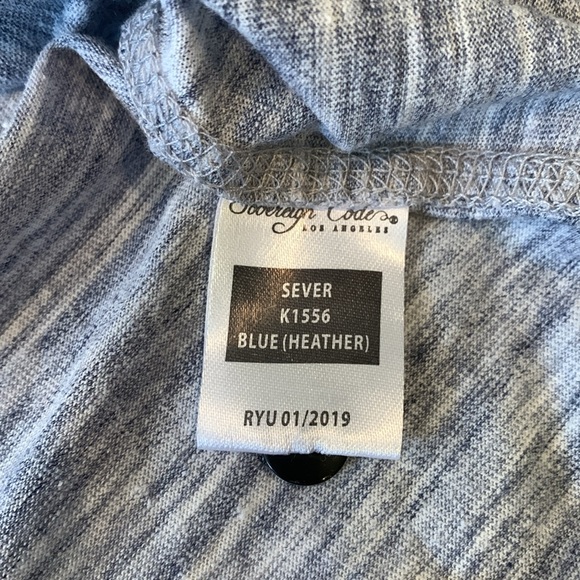 NWT Sovereign Code Sever Henley Tee, Blue Heather, Men’s Size XL - Picture 9 of 12